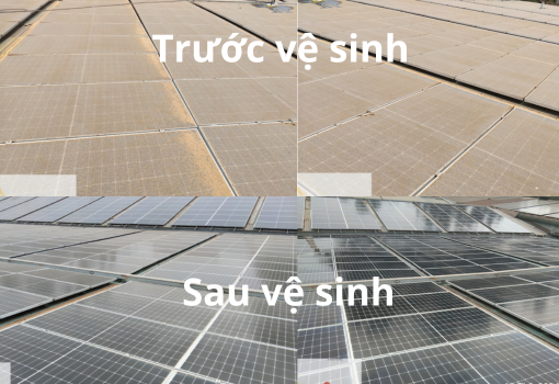 vệ sinh pin năng lượng mặt trời