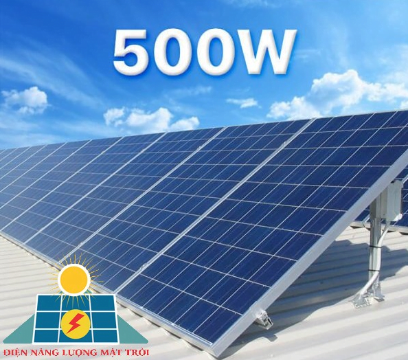 giá tấm pin năng lượng mặt trời 500w